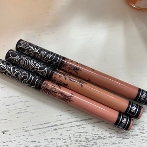3 KVD liquid lipsticks 💜